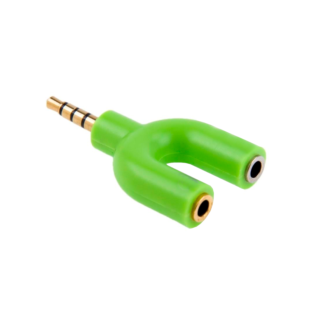 (987) Adaptador splitter auxiliar 3.5 mm