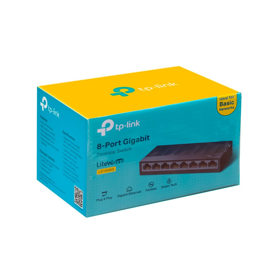 (680) Switch  Tp-link 8 Puertos  Gigabit 10/100/1000 Modelo LS108G