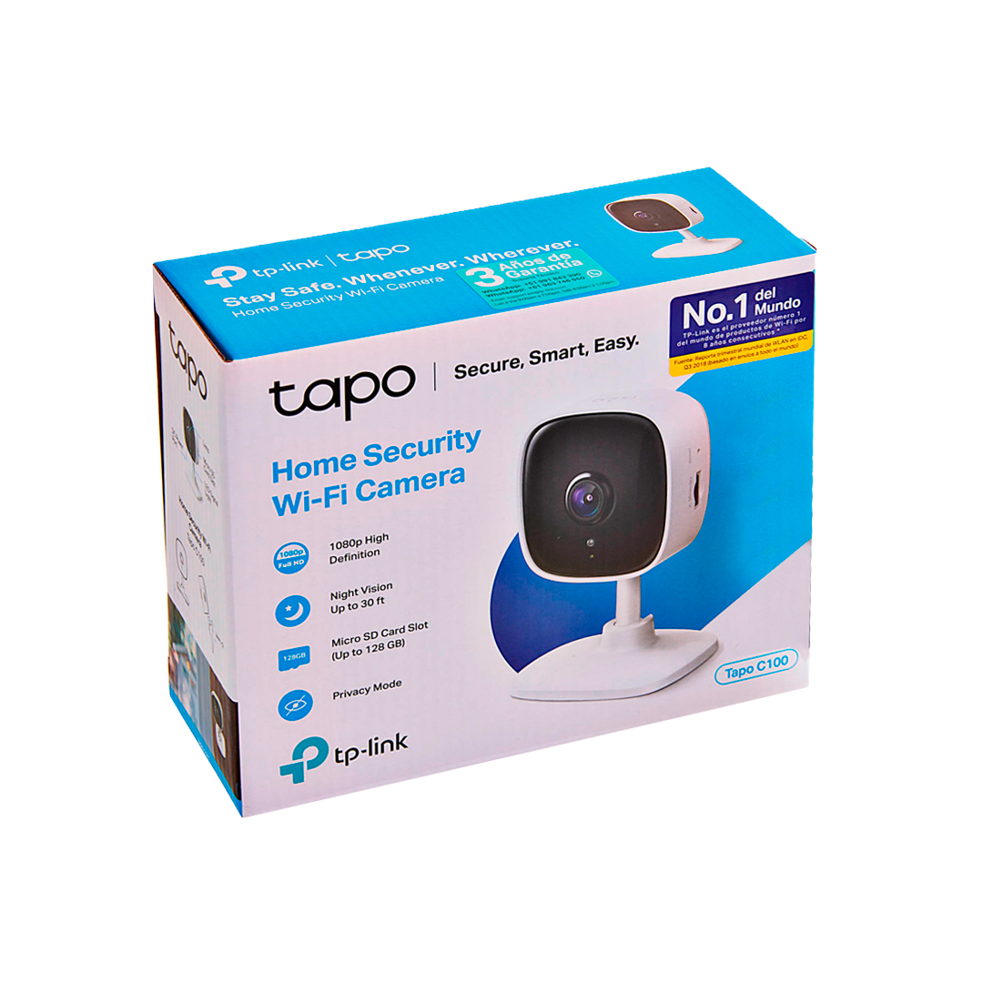 (1005) CAMARA WIFI TPLINK TAPO C100 1080P