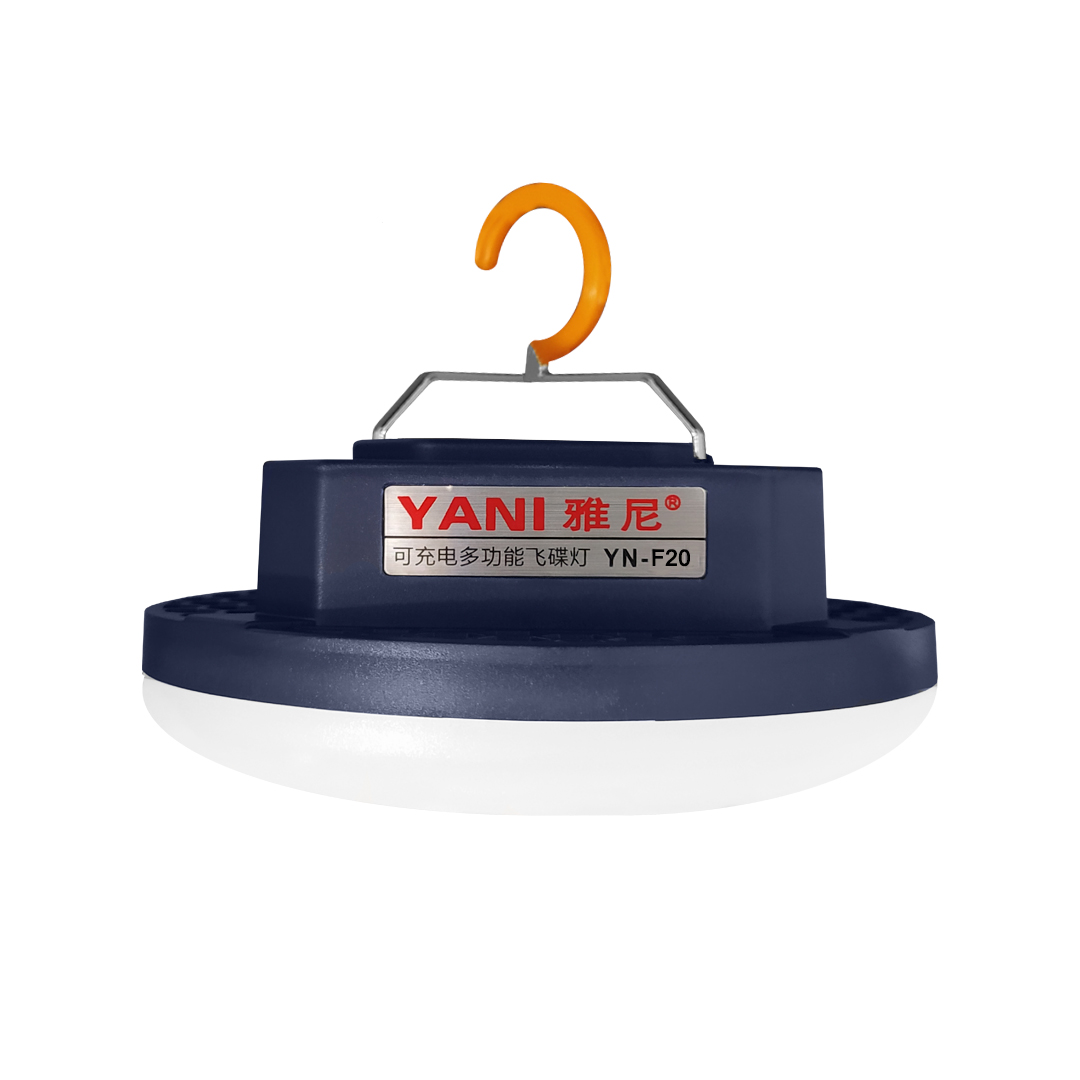 (1077) Linterna YANI YN-F20 portátil recargable magnética con  gancho