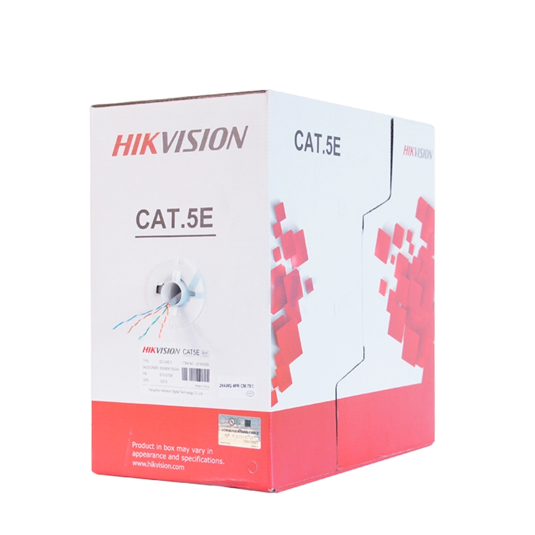 (1170) Bobina de Cable utp para exteriores 100% cobre HIKVISION DS-1LN5EO 305 metros
