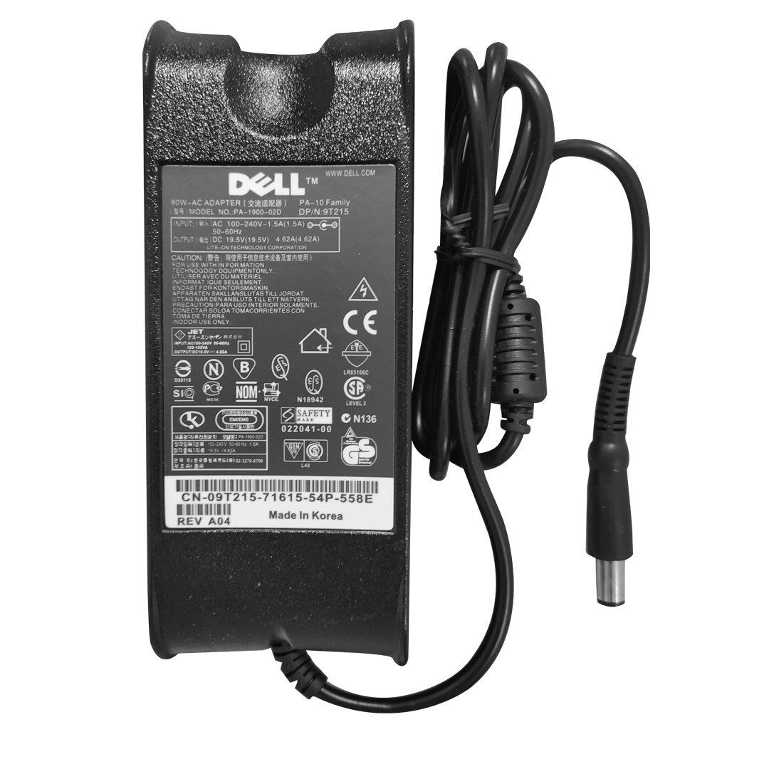 (1291) Cargador dell 19V 4.62amp punta aguja