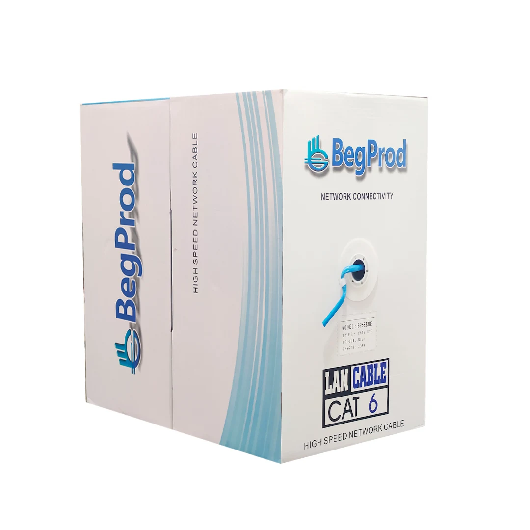 (1505) Bobina de cable Utp catgoria 6 para interiores 305 Metros BERGPROD