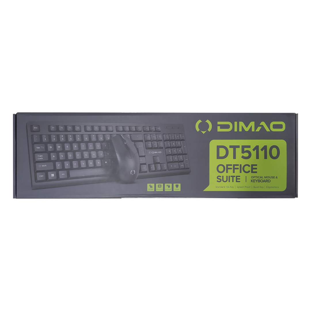 (1550) Kit teclado mouse dimao DT5110