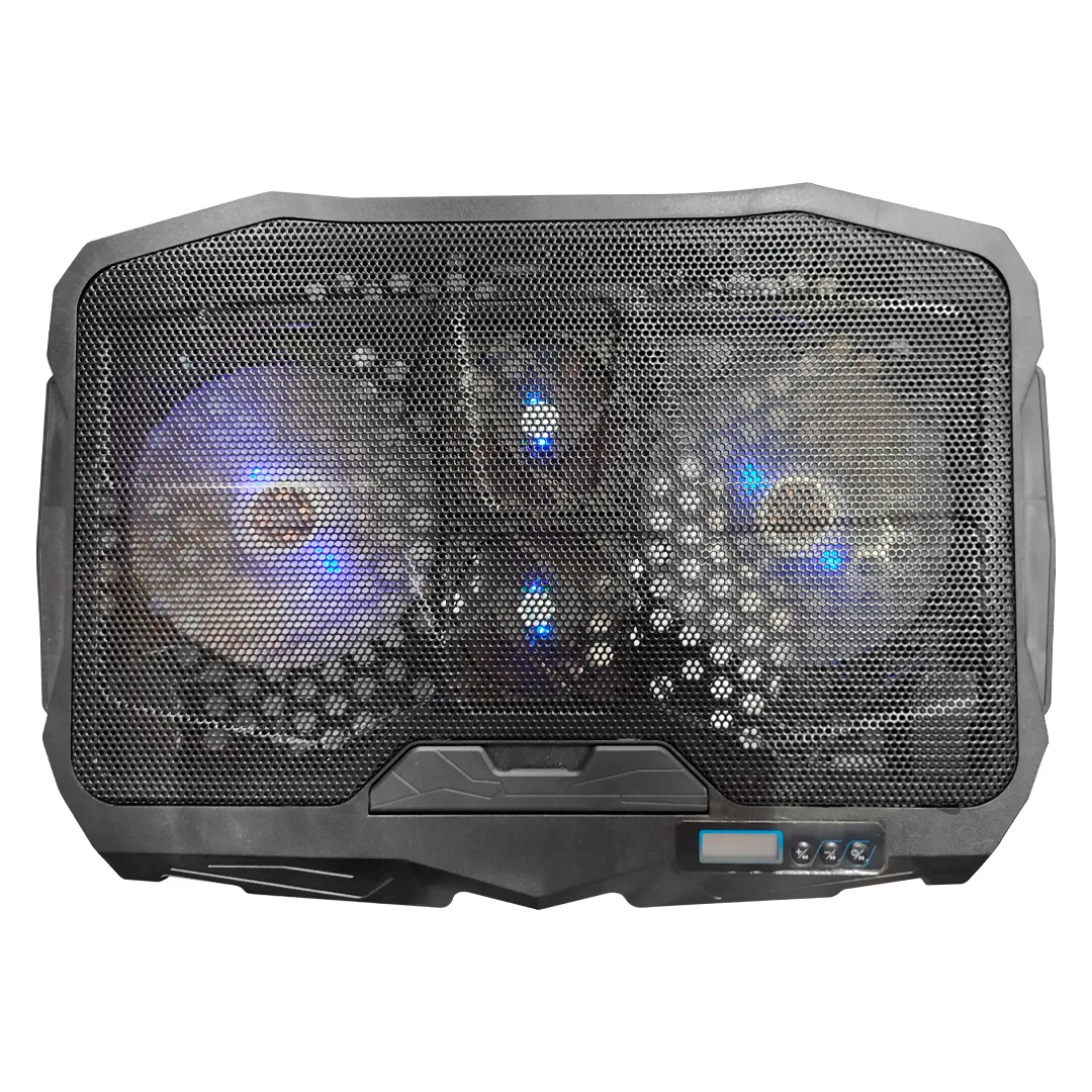 (1493) Base para laptop 4 ventiladores control digital S18