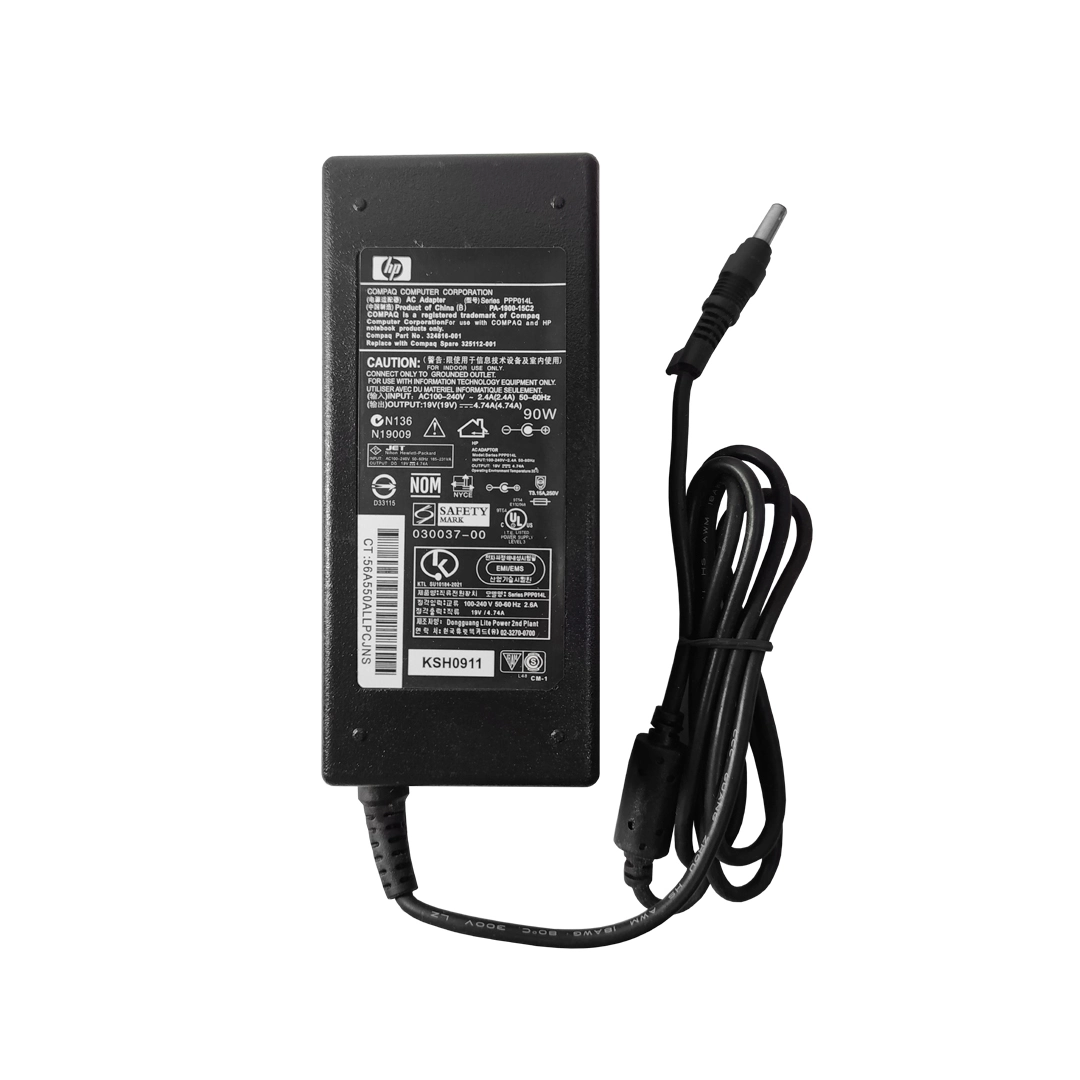 (746) Cargador laptop hp 19 V 4.7 A 5.8X1.7mm ksh0911