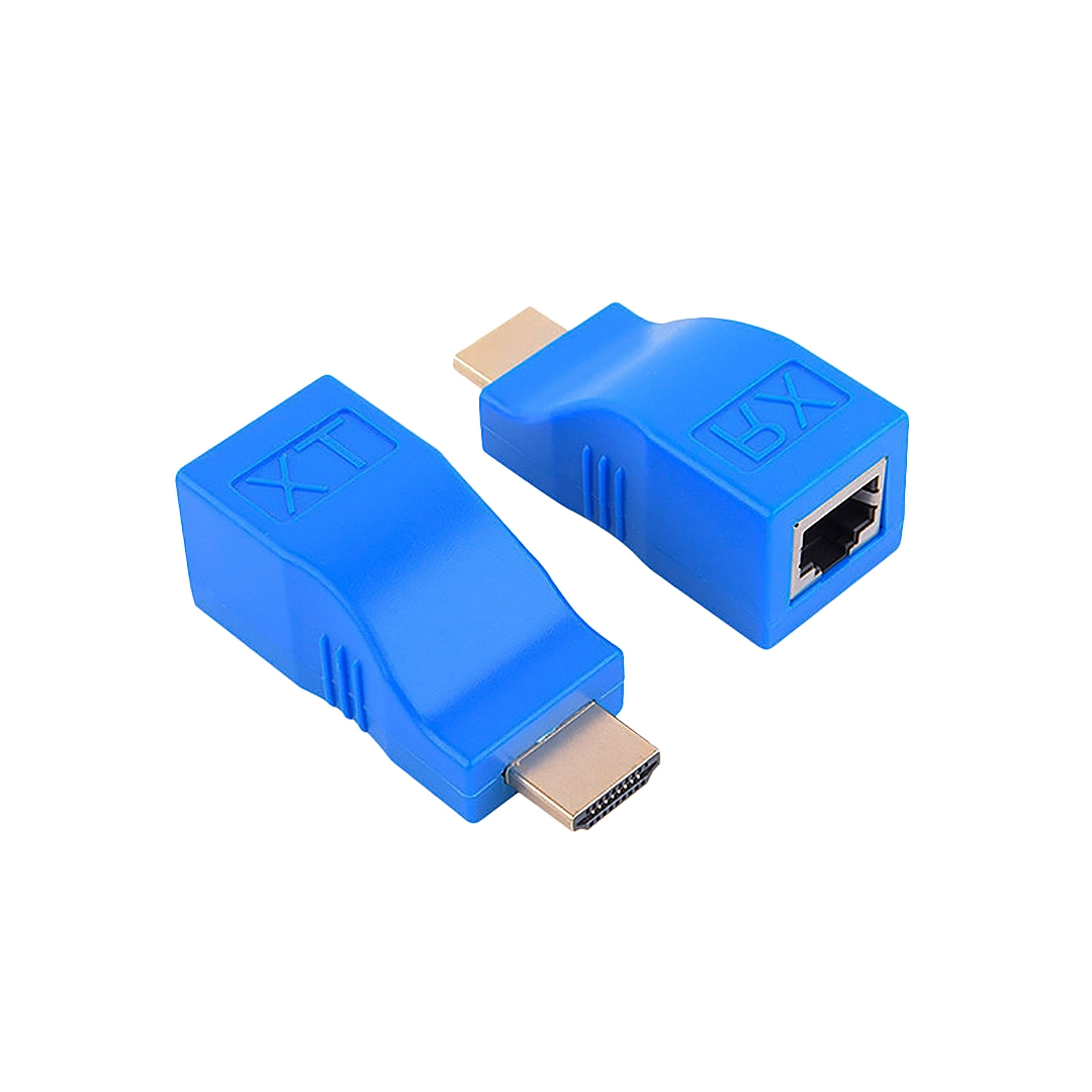 (486) Extensor Hdmi a Rj45 CAT6 30 mts 1080 par