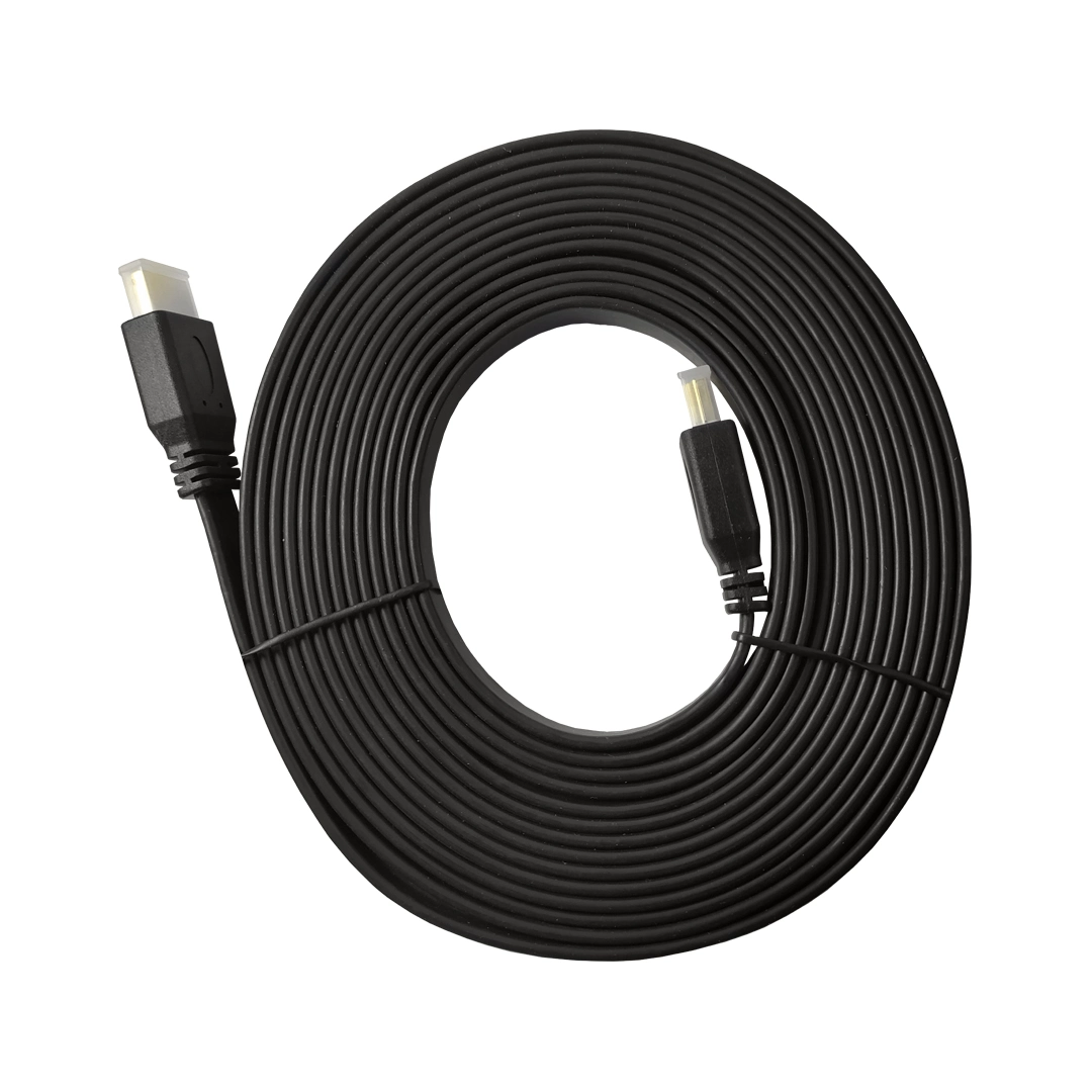 (755) Cable hdmi plano 5 metros full hd 1080p 3d ps3 4k bluray 1.4v