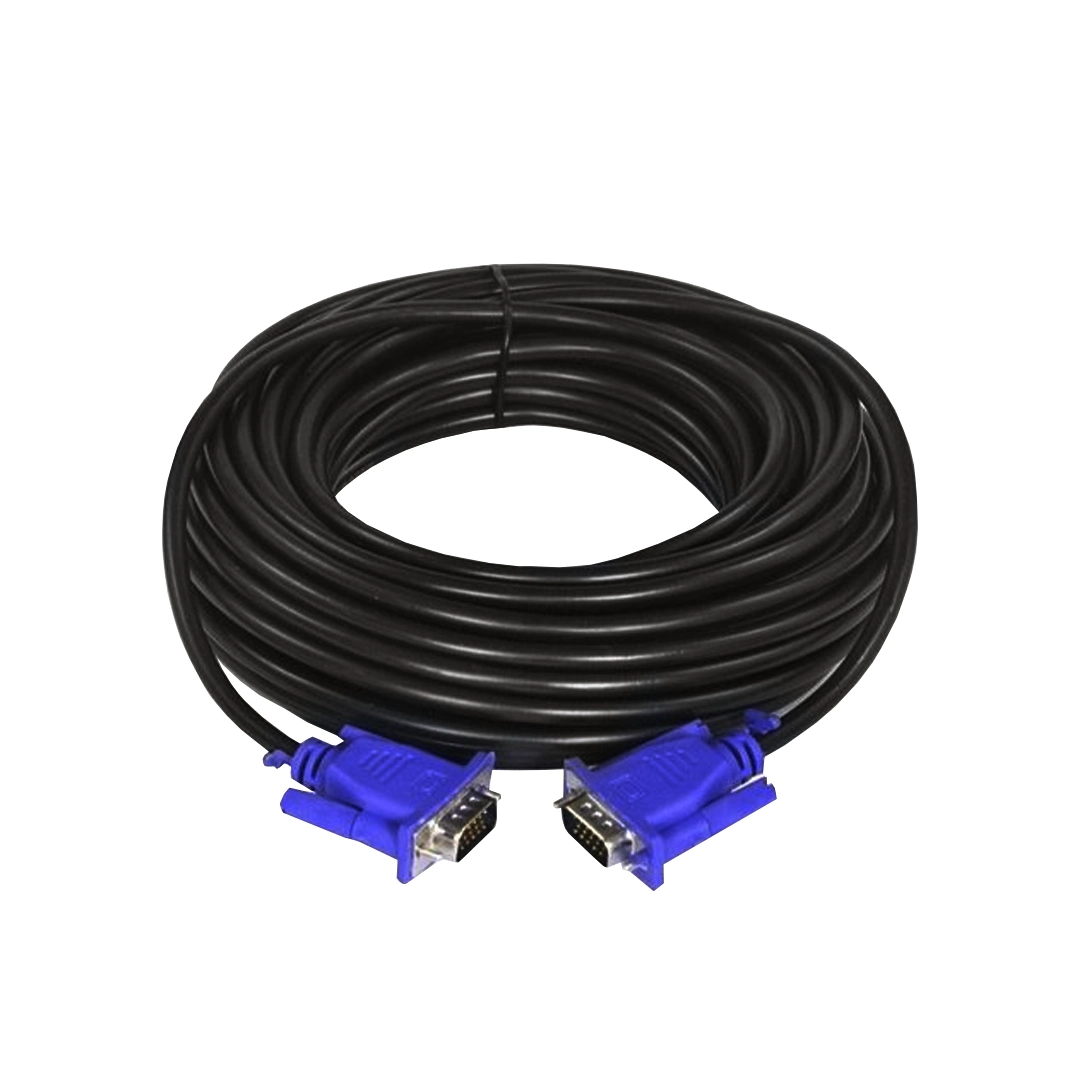 (110)  Cable vga 10 metros macho macho con doble filtro 15 pin