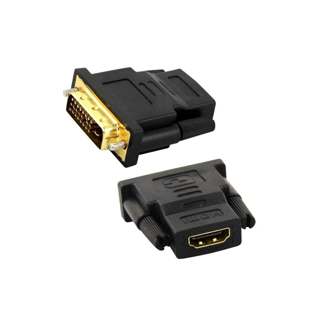 (243) Adaptador  DVI-I 24+1 Macho a Hdmi Hembra