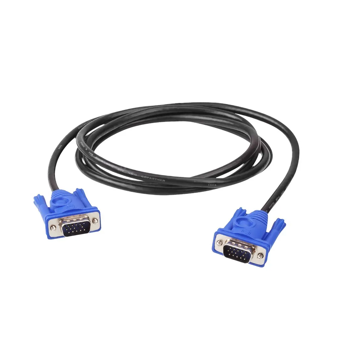 (107) Cable vga 1.5 metros macho macho con doble filtro 15 pin