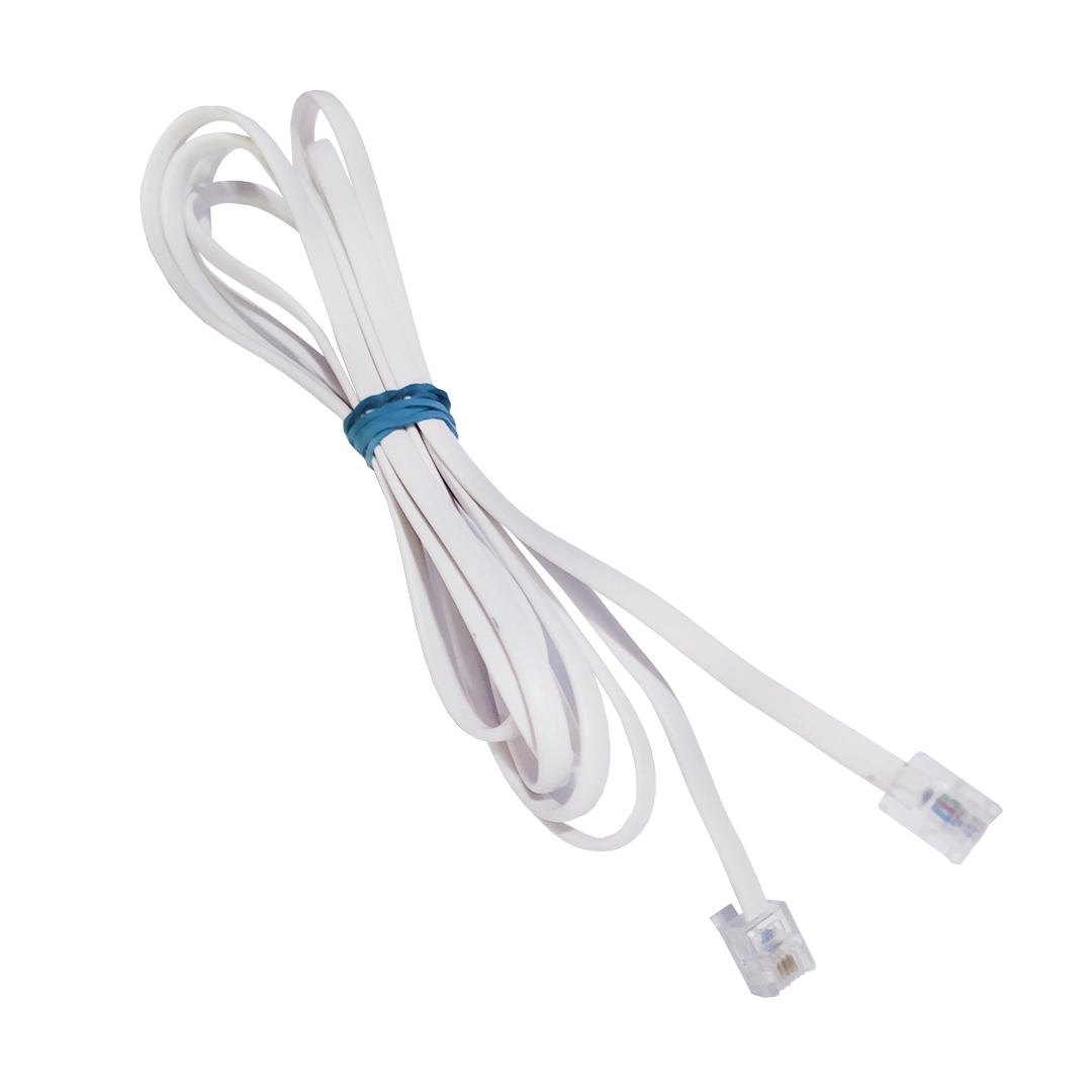 (906) Cable de telefonia Rj11 1.5  metro