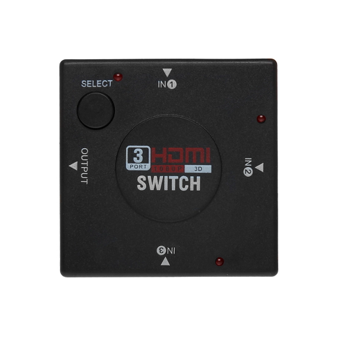 (1812) Switch HDMI 1x3 selector 3 entradas 1 salida con control