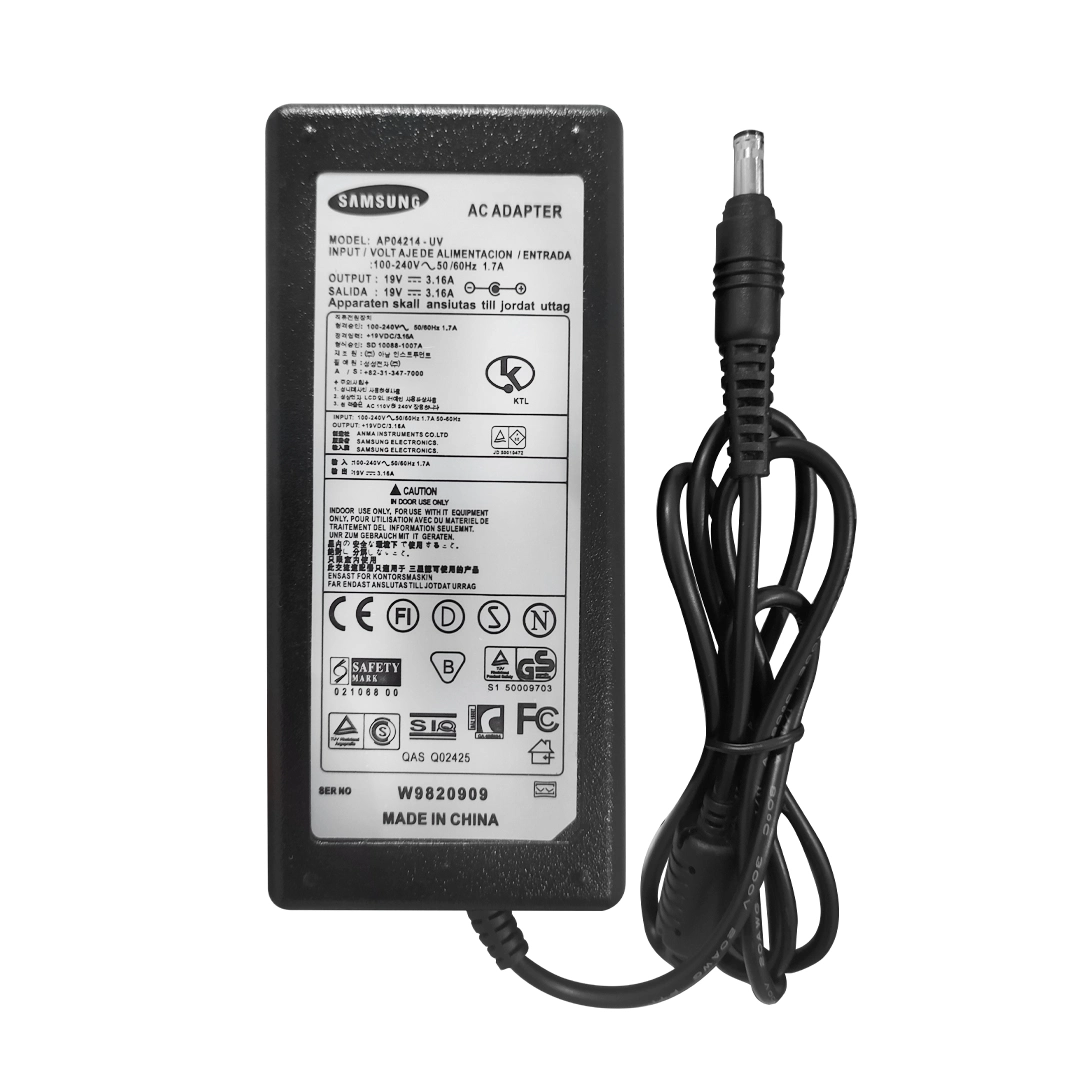 (2012) Cargador de laptop samsung 19v 4,74a 5.0x3.0mm con aguja