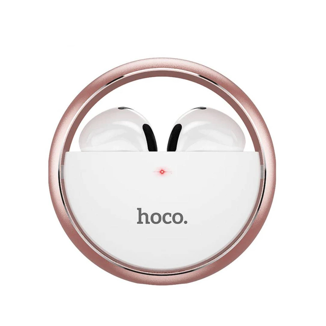 (2554) AUDIFONO EW23 HOCO ROSADO/ BLANCO BLUETOHH