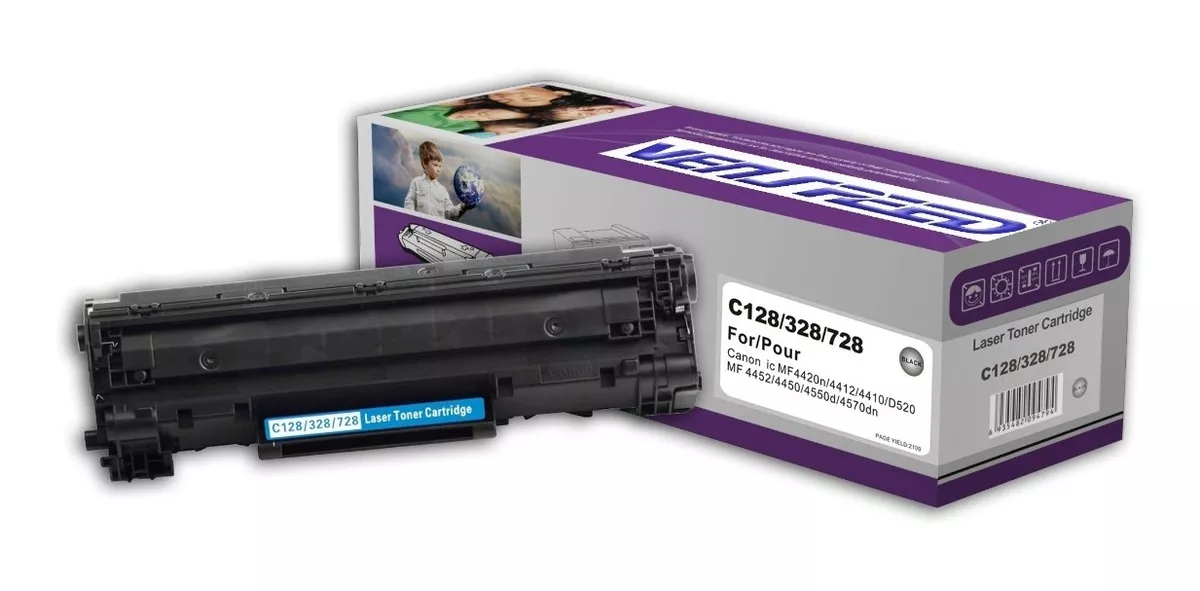 (1091) Toner Venspeed Crg-128 compatible con Canon Mf4770 D550 Mf4450