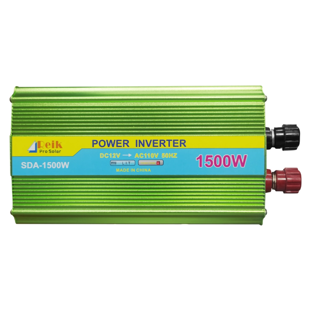 (2592) Inversor de corriente 12V 110V  1500W onda modificada Reik