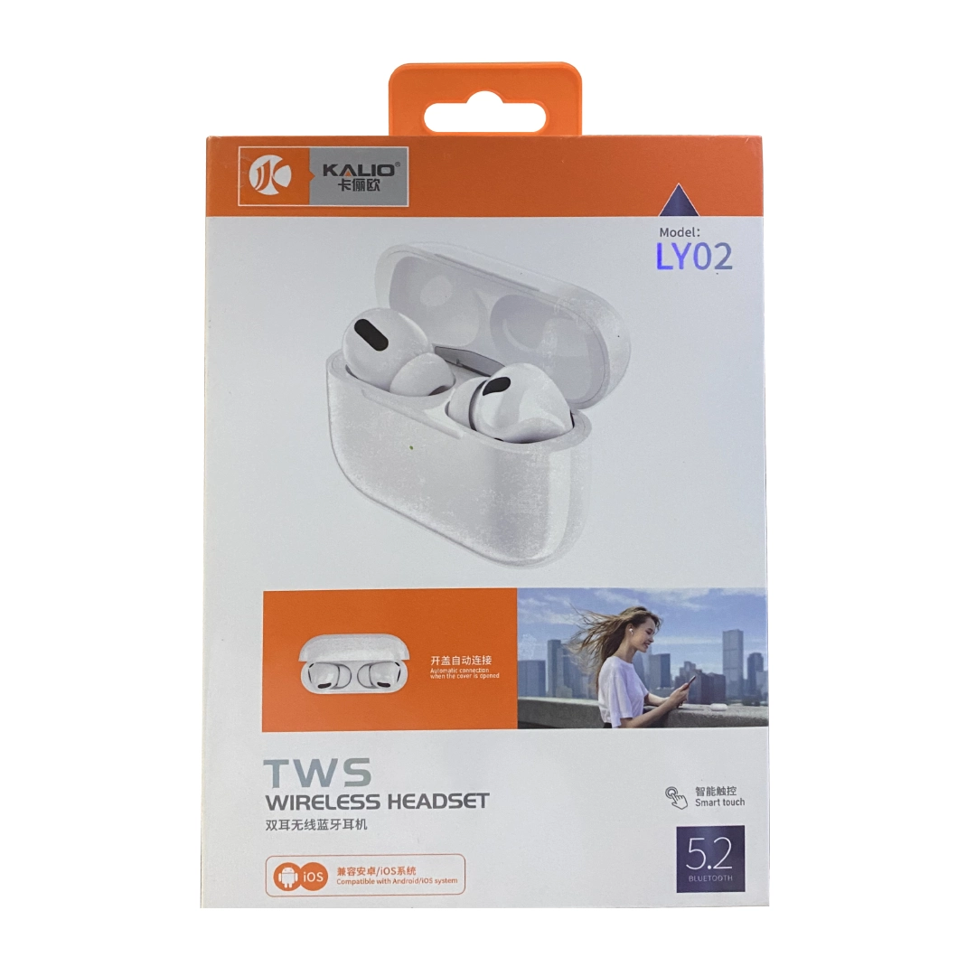 (2666) AUDIFONO INALAMBRICO TIPO AIRPOD MARCA KALIO LY02