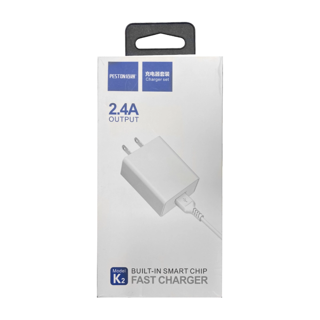 (2697) Cargador para celulares puerto tipo C  k2 2.4a