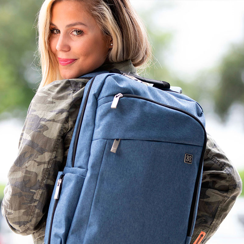 (36) Bolso para laptop hasta 15.6 pulgadas Klipextreme indigo