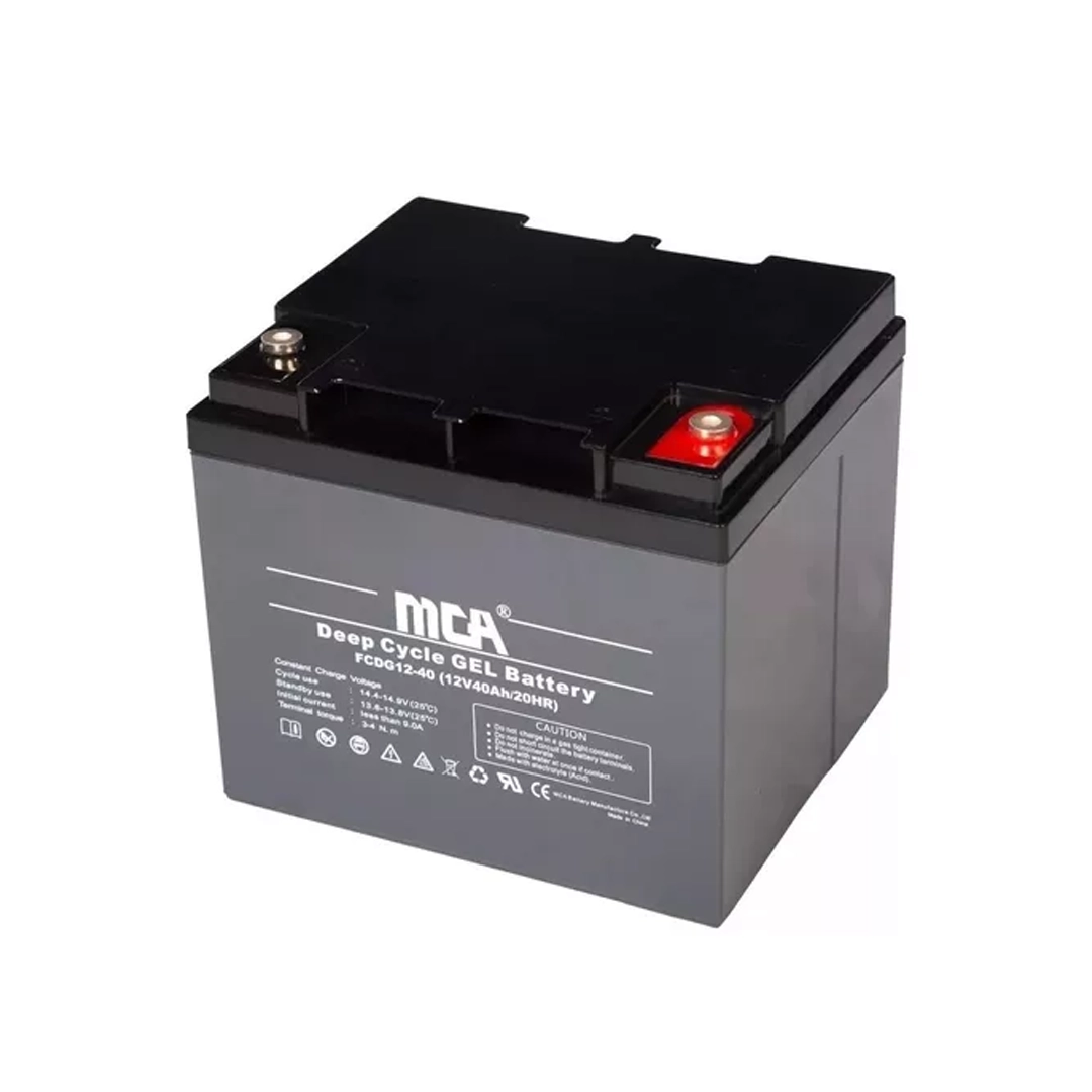 (2852) BATERIA GEL MCA 12V 40AMP