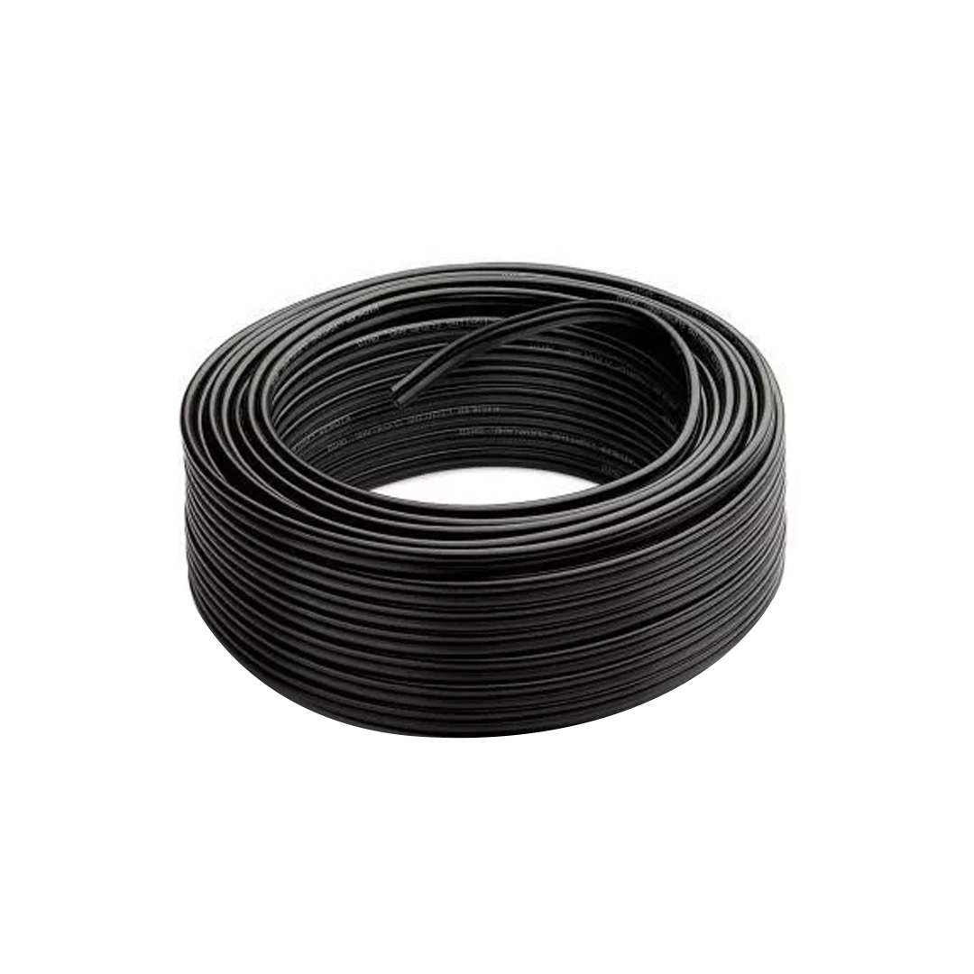 (2897) Cable PV1 F6 para panel solar 100mts negro