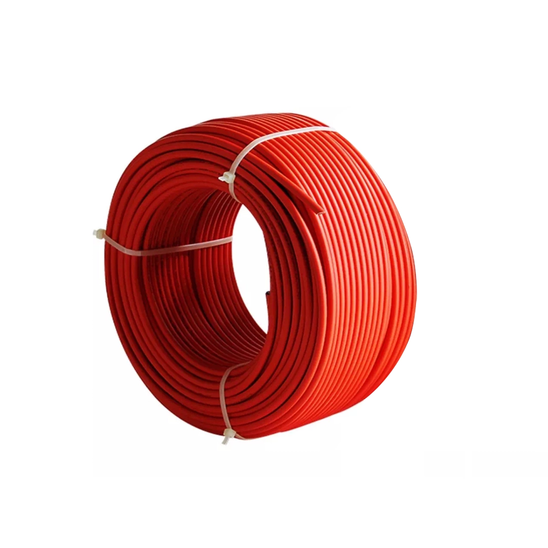 (2896) Cable para panel solar pv1 f4 100mts rojo