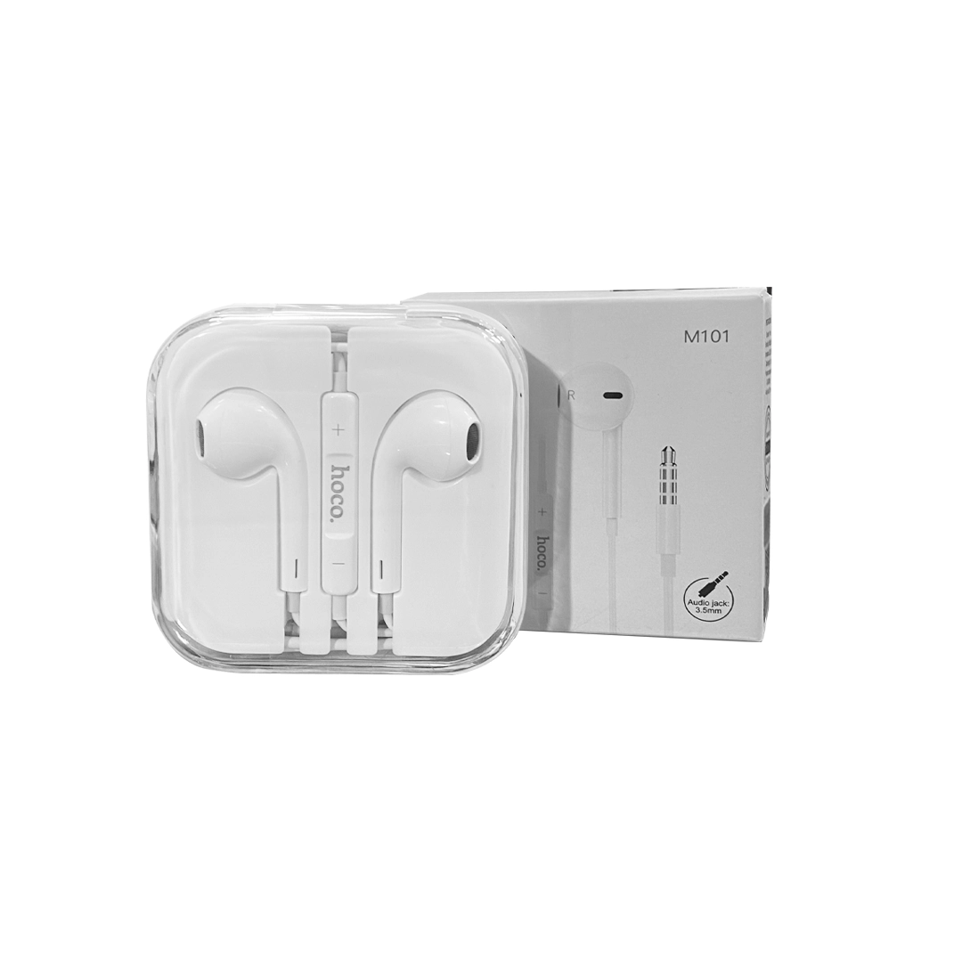 (2911) Audifonos manos libres plug jack 3.5 mm marca Hoco M101