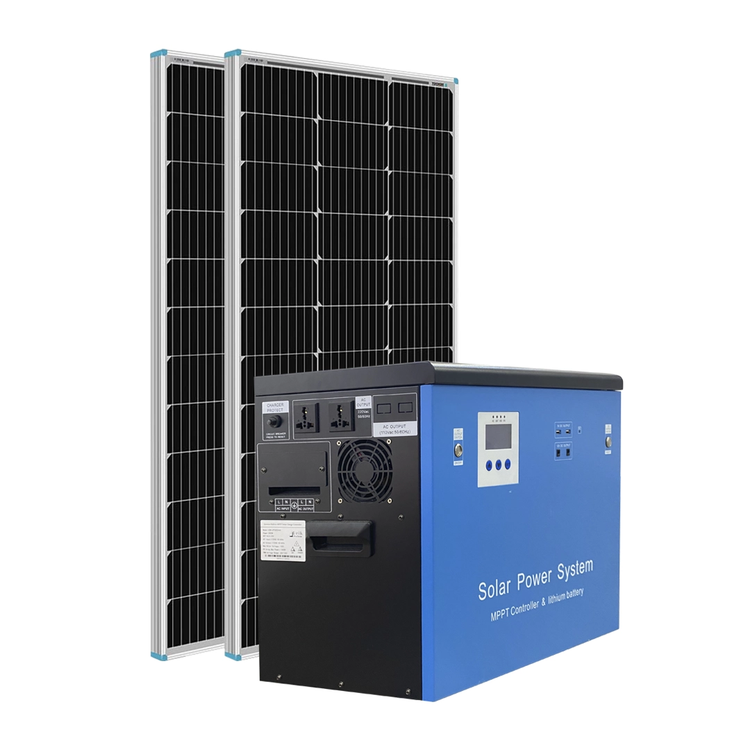 (2842) Kit de energía  respaldo 3kva consumo 10a Batería de litio 185 AH, 4400 Watt-hora