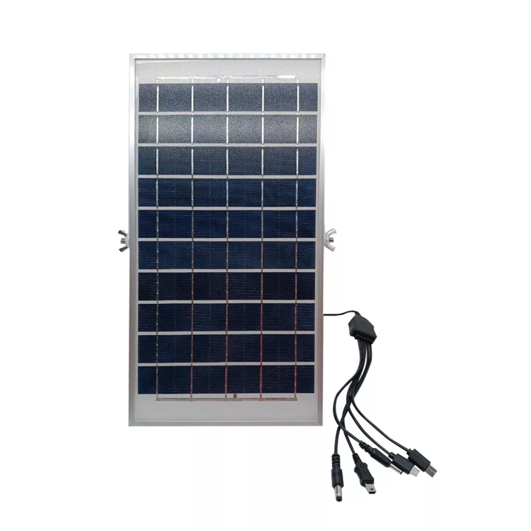 (2983) Panel solar 6v 12w  cargar telefono