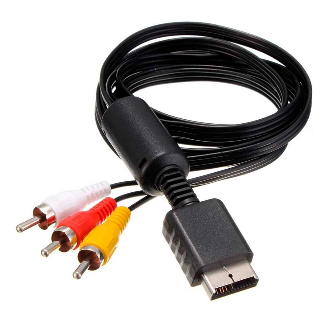 (3210) Cable 3RCA AV PS1 PS2 PS3 audio y video