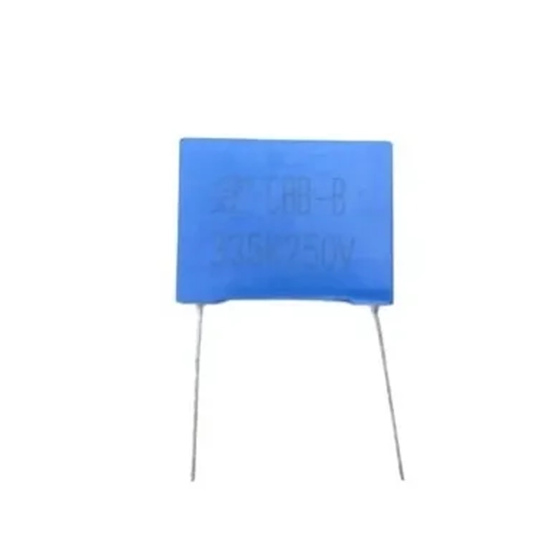 (3270) Filtro 3.3 uf 250v para tweeter drive azul claro cuadrado