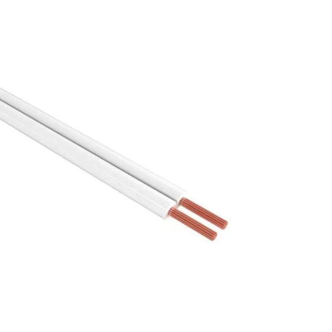 (3278) Cable de electricidad 10x2 blanco rvvb por metro 100% cobre