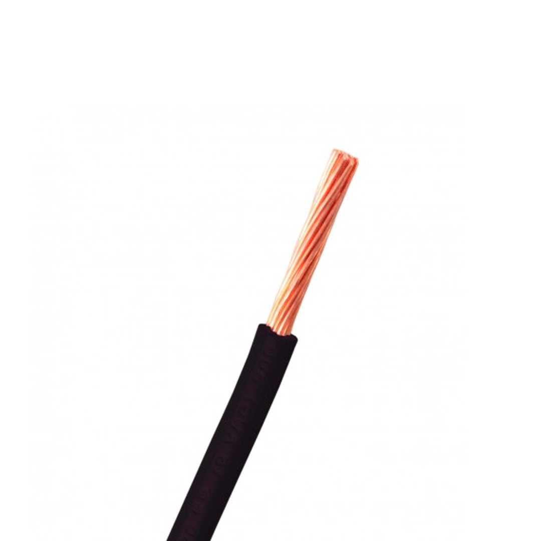(3280) Cable de electricidad nro 14 rojo o negro bvr por metro 100% cobre