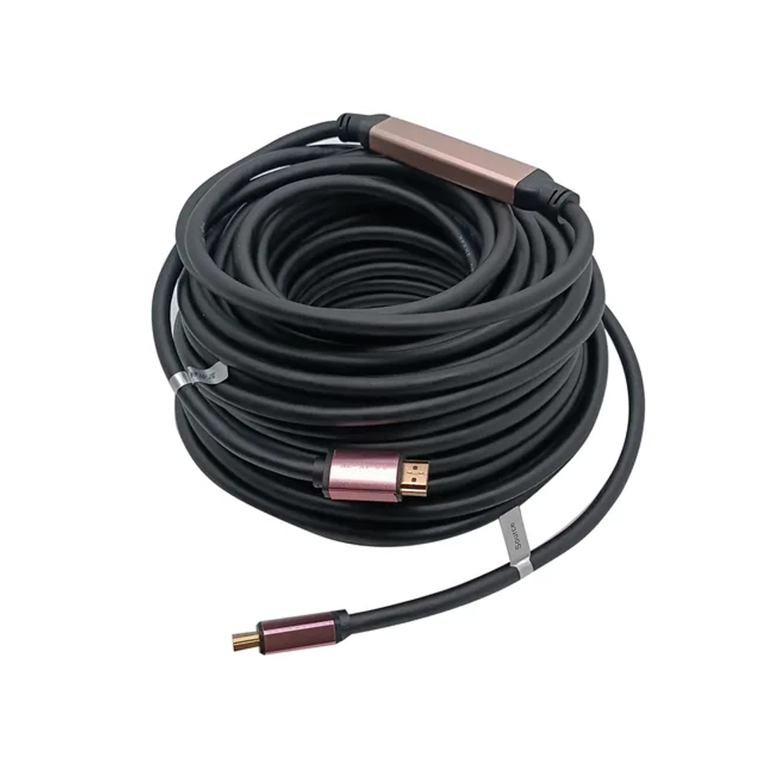 (3313) Cable hdmi 2.0 25 metros 4k 2k hd grueso profesional con chip incorporado