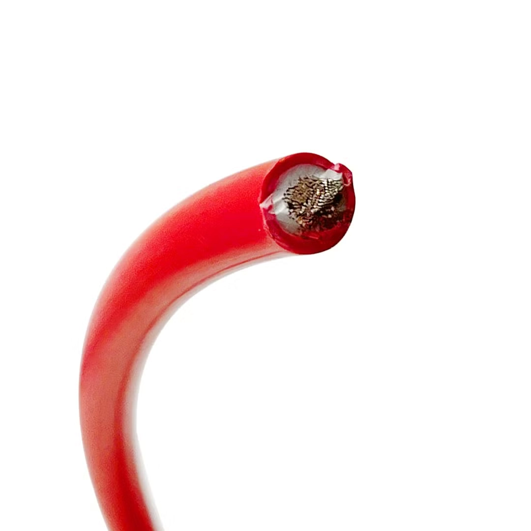 (3323) Cable para panel solar PV1-F 4MM por metro rojo