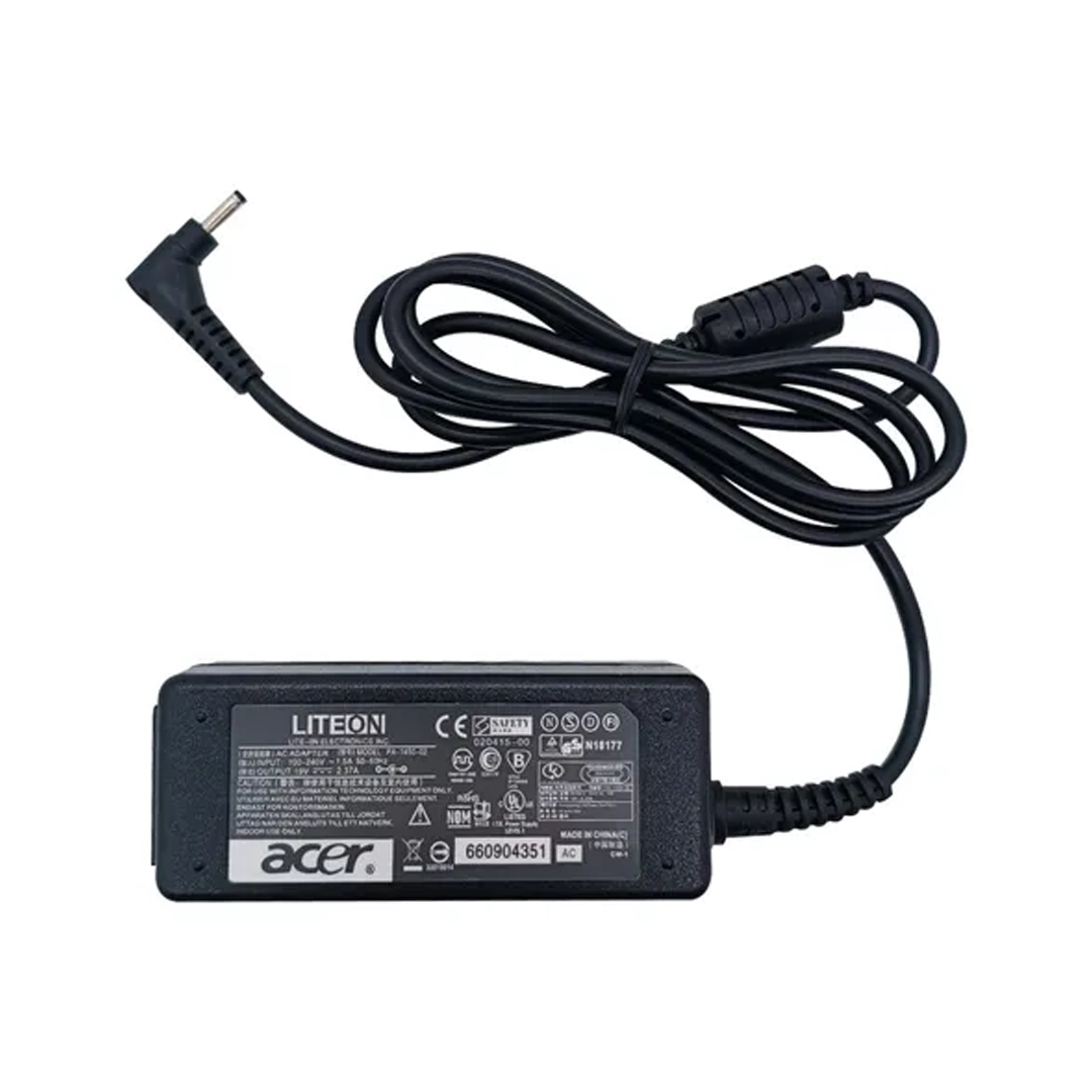 (3362) Cargador de laptop acer 19v 2,37a punta codo 3,0x1,0mm