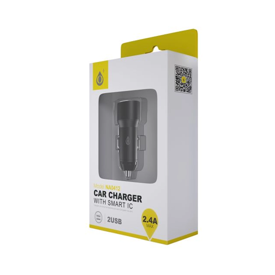 (3379) Cargador para carro doble puerto tipo c/usb litop qc20