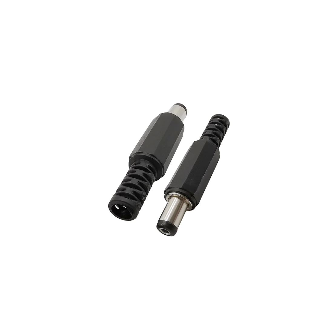 (3408) Conector macho plug 2.1mm corriente dc 12v