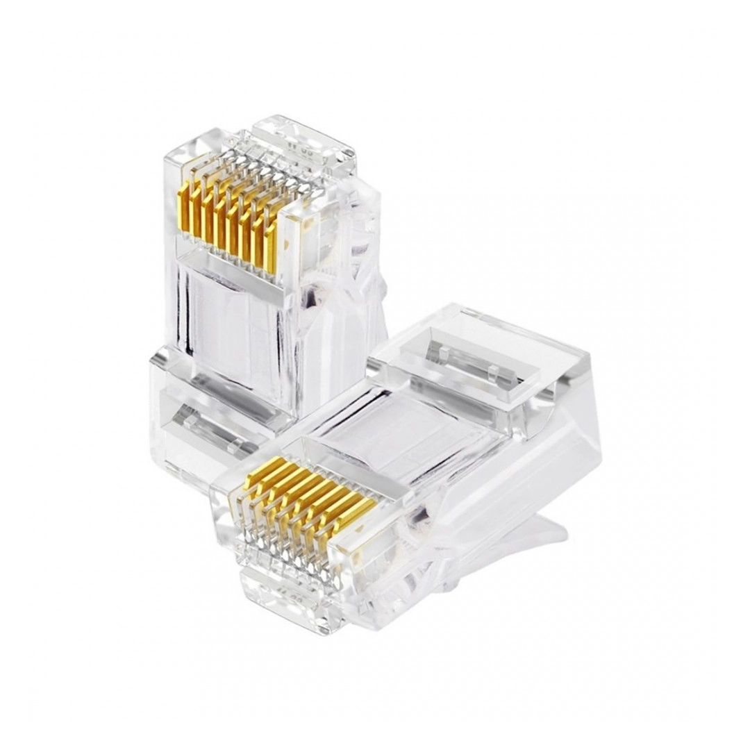 (3414) Conector rj45 cat6 por paquete 50 unidades