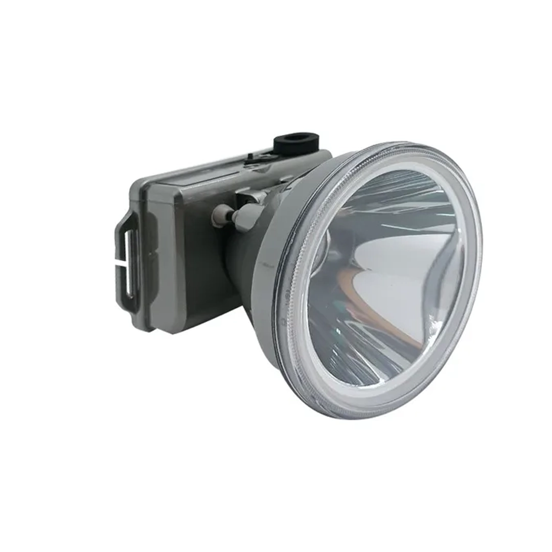 (3474) Linterna yani  reik t80 original recargables minero caseria + tapa anti neblina