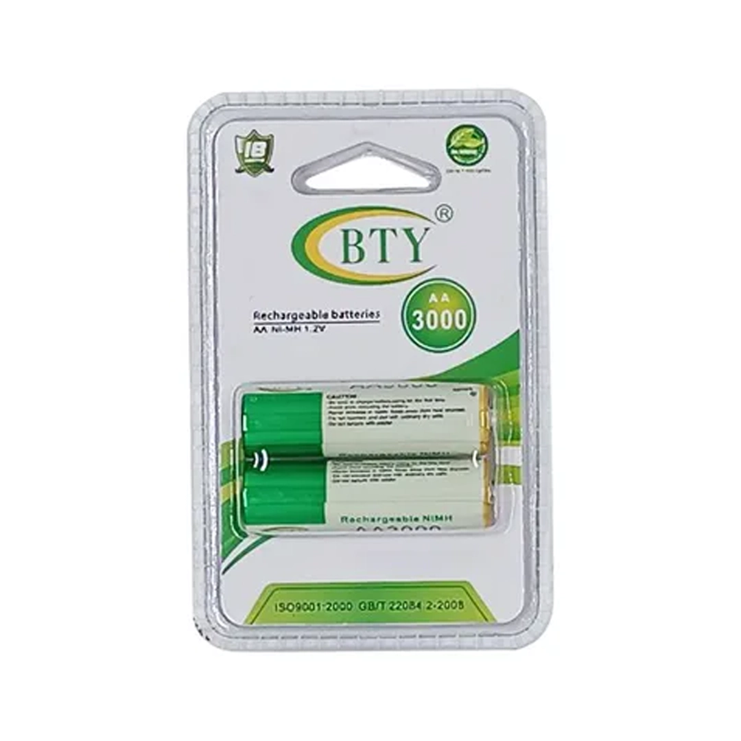 (3521) Pila bateria aa 3000mah bty nimh recargable blister por par