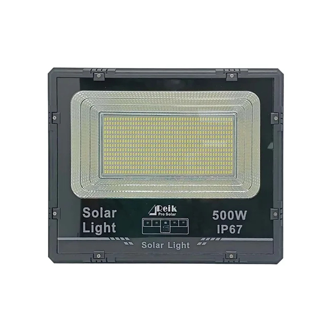 (3074) Reflector led recargable con panel solar 500W JBP-500W