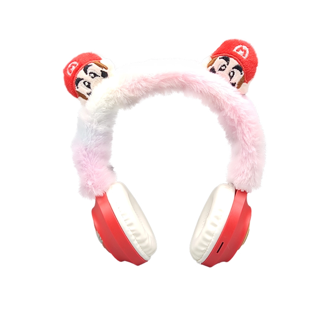 (3623) Audifono inalambrico mario bross msl-805 blutooth/fm/radio